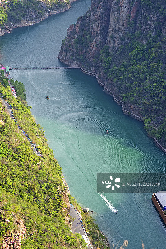 “中原九寨沟”河南“宝泉秘境”旅游度假区图片素材