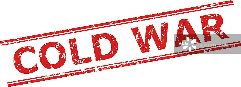 带有污渍的双重冷战印章图片素材