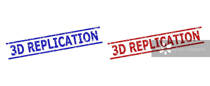 3D渲染：腐蚀风格的印章图片素材