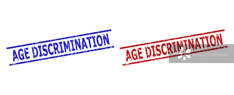 不洁净的年龄歧视印章图片素材