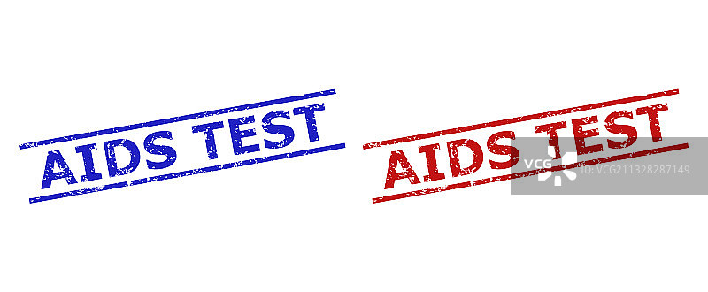 艾滋病检测印章污渍纹理图片素材