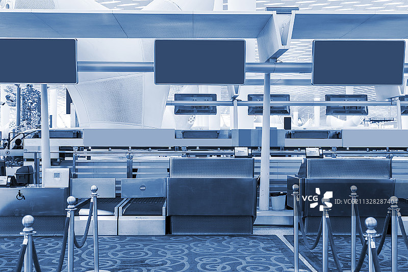 机场航站楼值机台图片素材