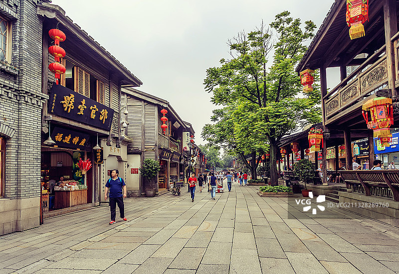 福州三坊七巷老街风光图片素材