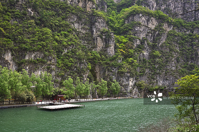 “北方三峡”河南焦作市博爱县青天河景区图片素材