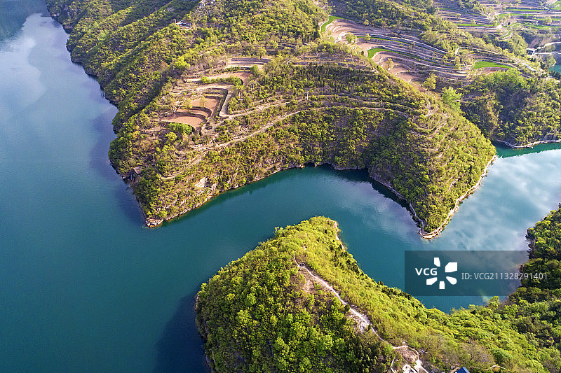 “北方三峡”河南焦作市博爱县青天河景区图片素材