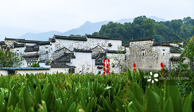 安徽宏村古镇风光图片素材