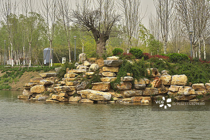 “朝歌二道城”河南鹤壁市淇县卫国故城遗址公园图片素材