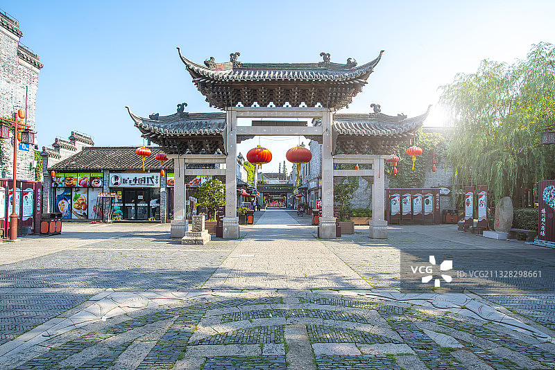 江苏扬州东关街街景图片素材