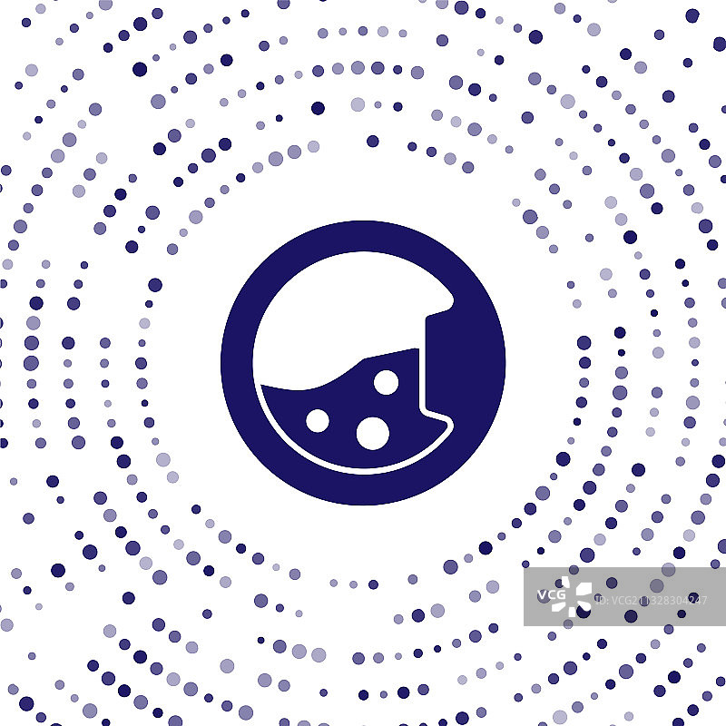 白色背景上的蓝色洗衣机图标图片素材