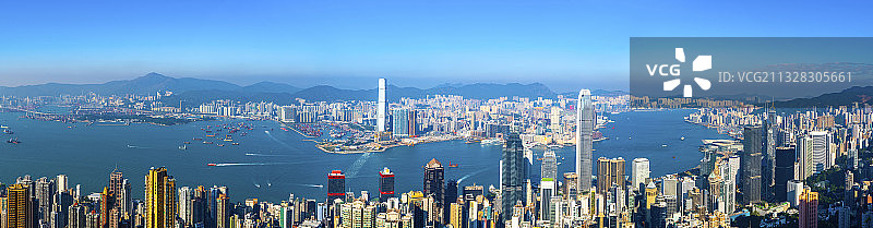 中国香港城市建筑景观图片素材