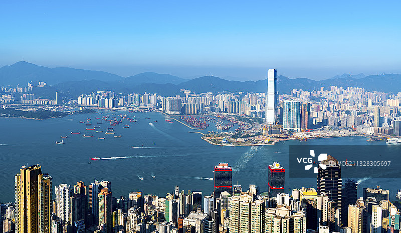 中国香港城市建筑景观图片素材