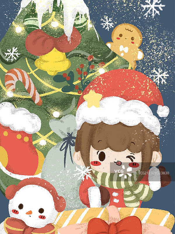 『Marry Christmas』-圣诞主题节日海拔图片素材