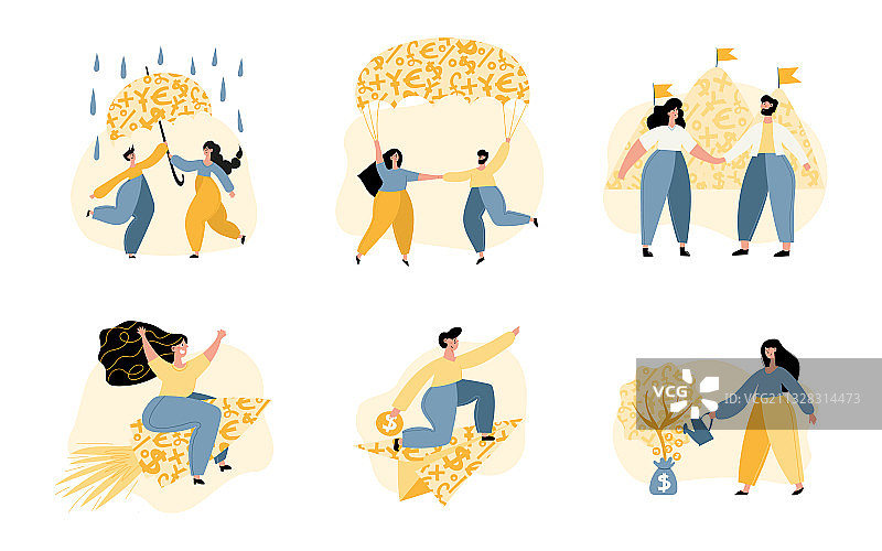 个人财务管理系列图片素材