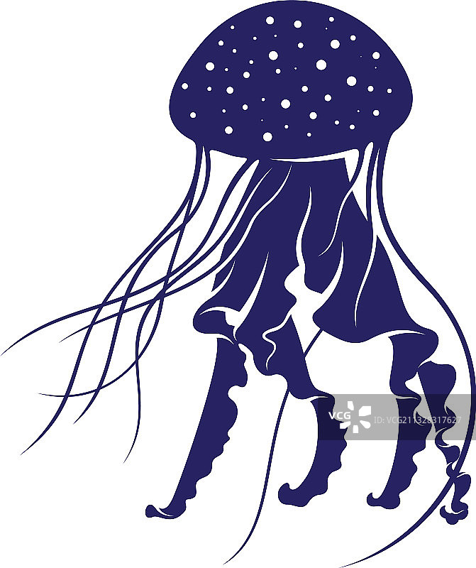 创意水母Logo设计图片素材