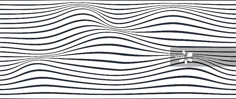 光学线条无缝简约图案图片素材