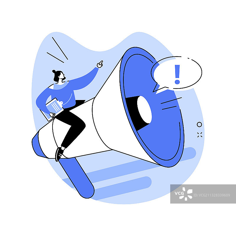 抽象的注意力概念图片素材