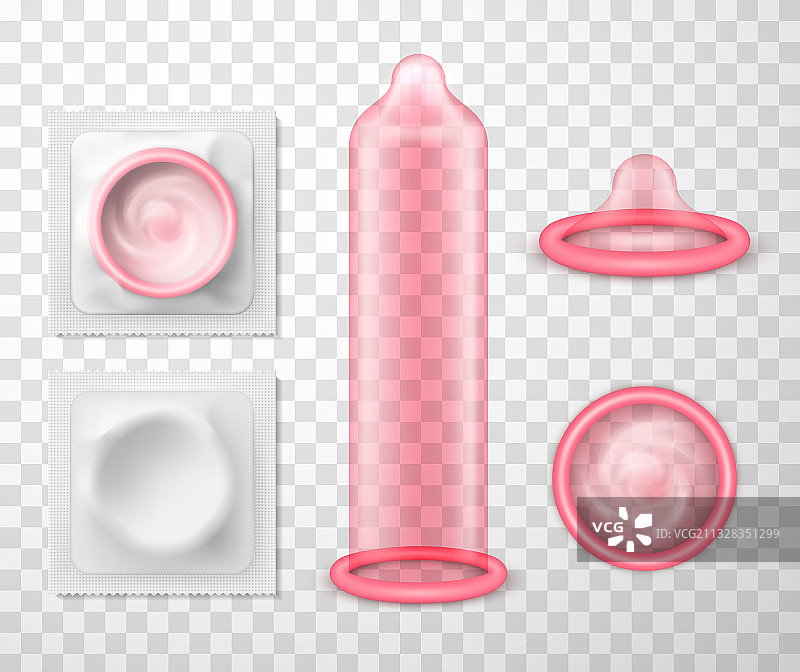 避孕套组合：安全防护图片素材