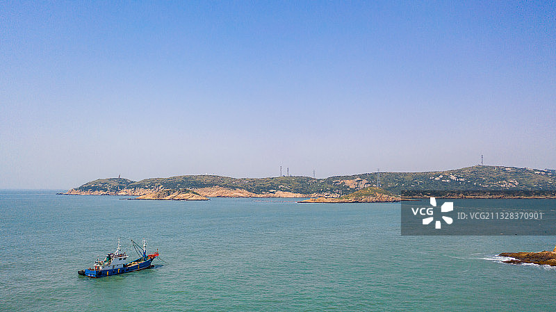 航拍舟山东极岛景区图片素材