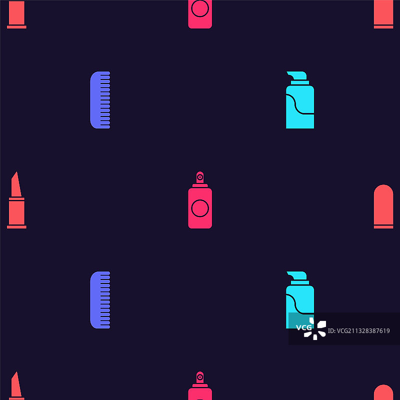 乳霜化妆品软管发刷喷雾罐套装图片素材