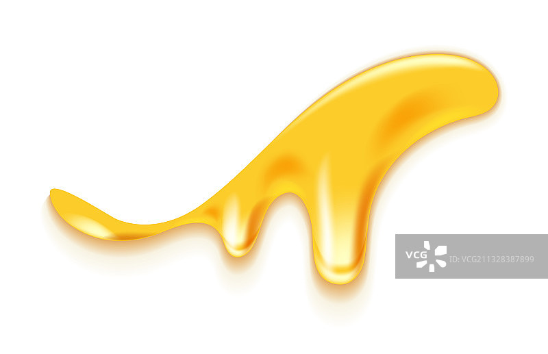 滴落的蜂蜜设计元素图片素材