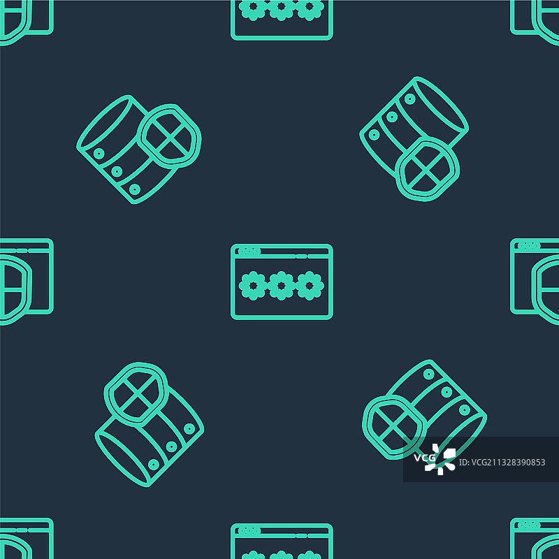 密码保护服务器与防护盾图片素材