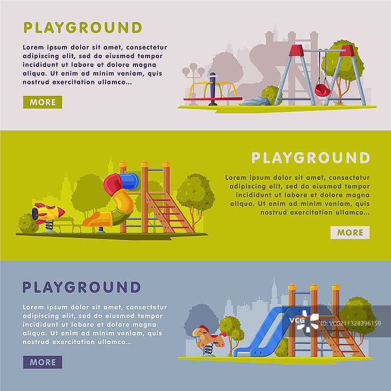 儿童游乐区：滑梯和梯子图片素材