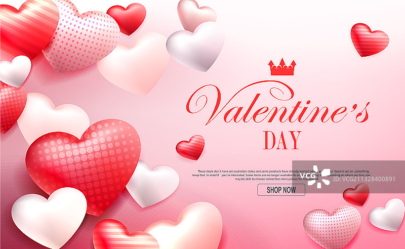 渐变红色情人节背景图片素材