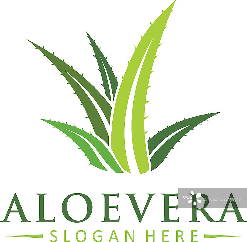 芦荟标志图标概念图片素材