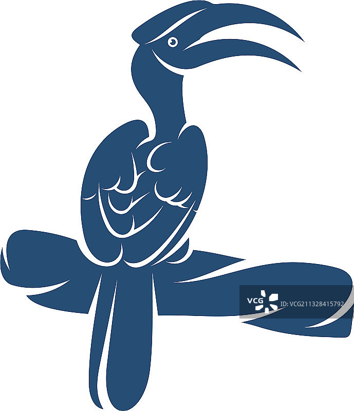 创意兰孔鸟logo设计图片素材