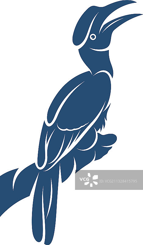 创意兰孔鸟logo设计图片素材