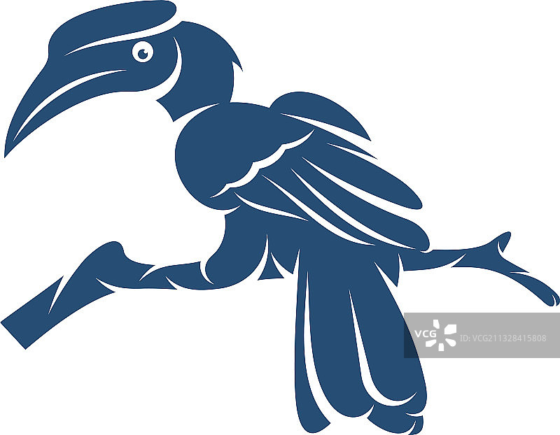 创意兰孔鸟logo设计图片素材