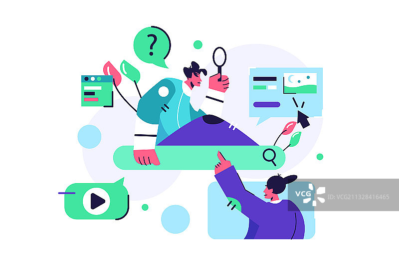 男人和女孩邀请用户搜索图片素材