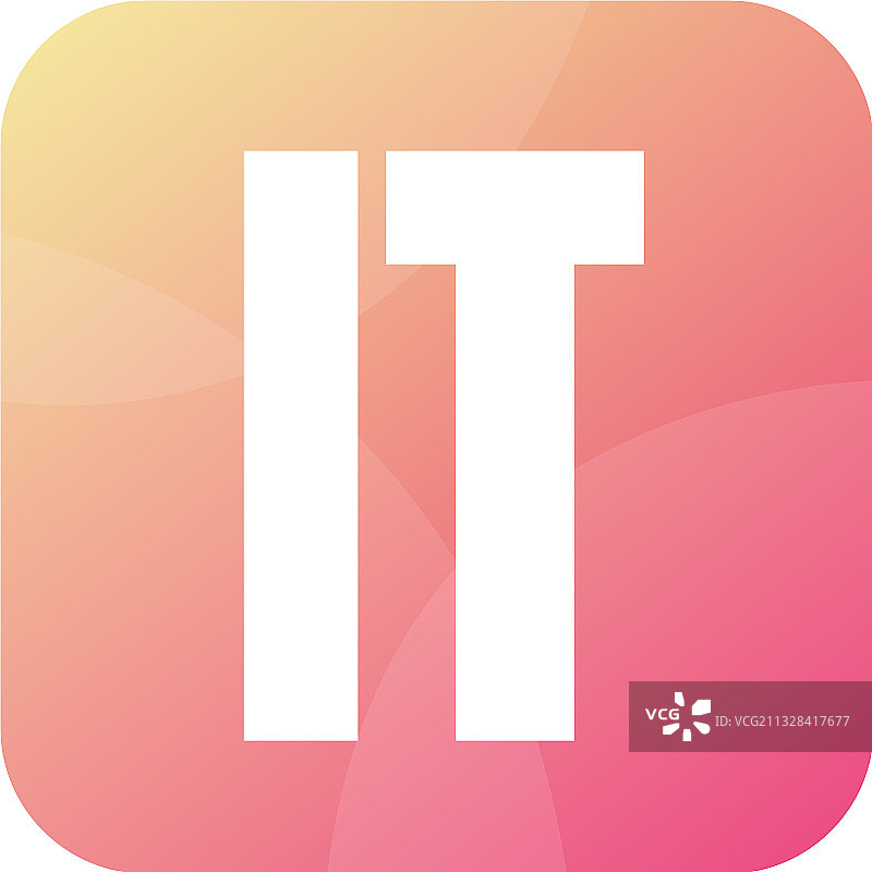 简约风格IT字母标志设计图片素材