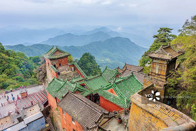 中国湖北十堰武当山太和宫图片素材