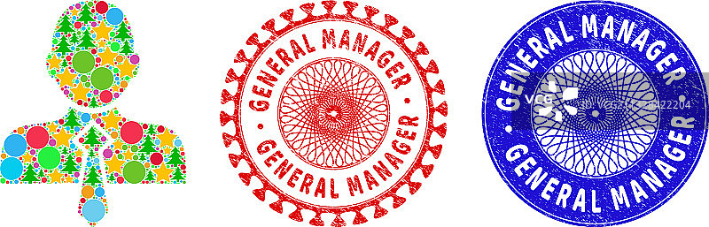 总经理纹理橡胶印记图片素材