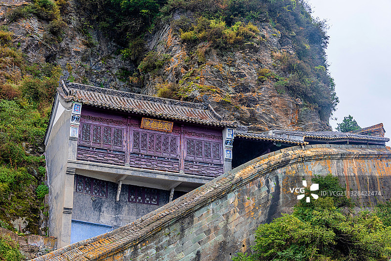 中国湖北十堰武当山太和宫紫金城图片素材