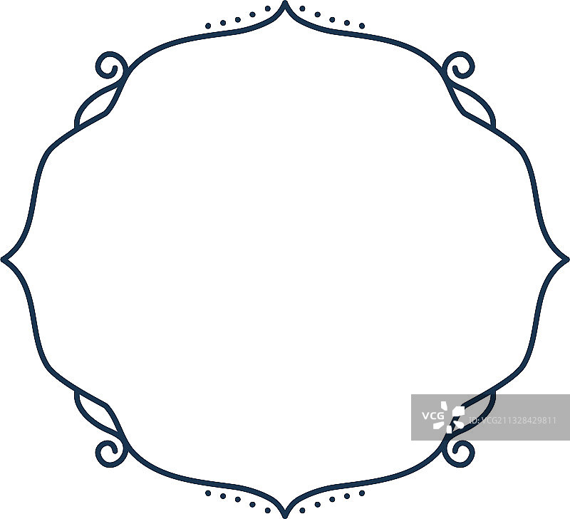 简易线条边框装饰图片素材