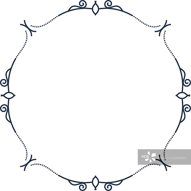 简易线条边框装饰图片素材