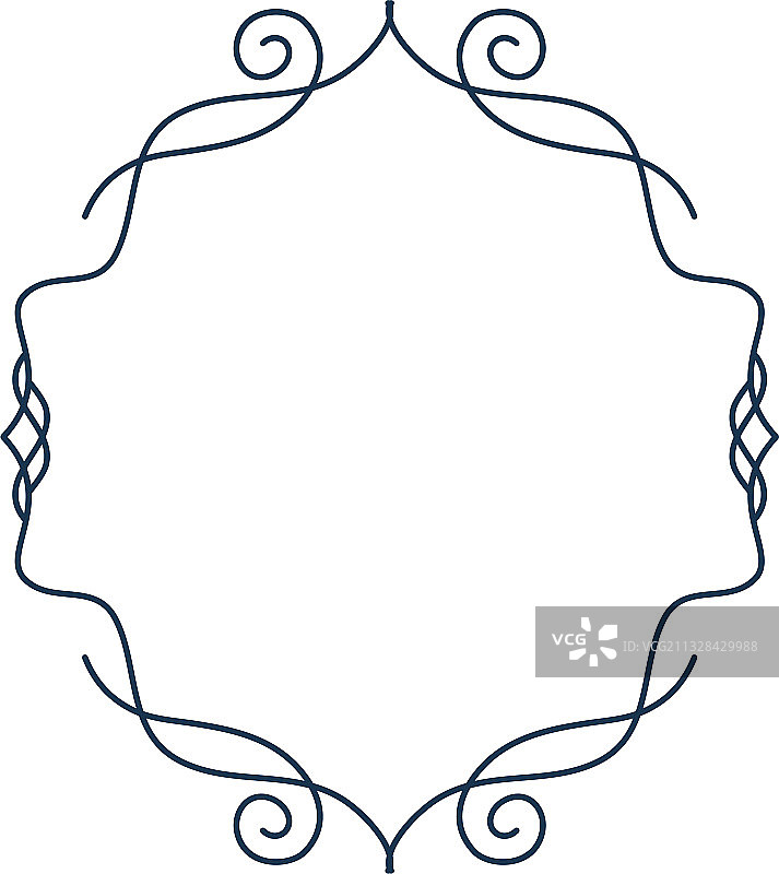 简易线条边框装饰图片素材