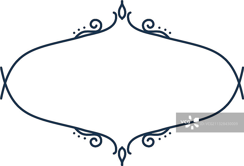 简易线条边框装饰图片素材