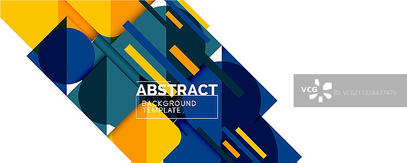 用简洁的几何抽象背景图片素材