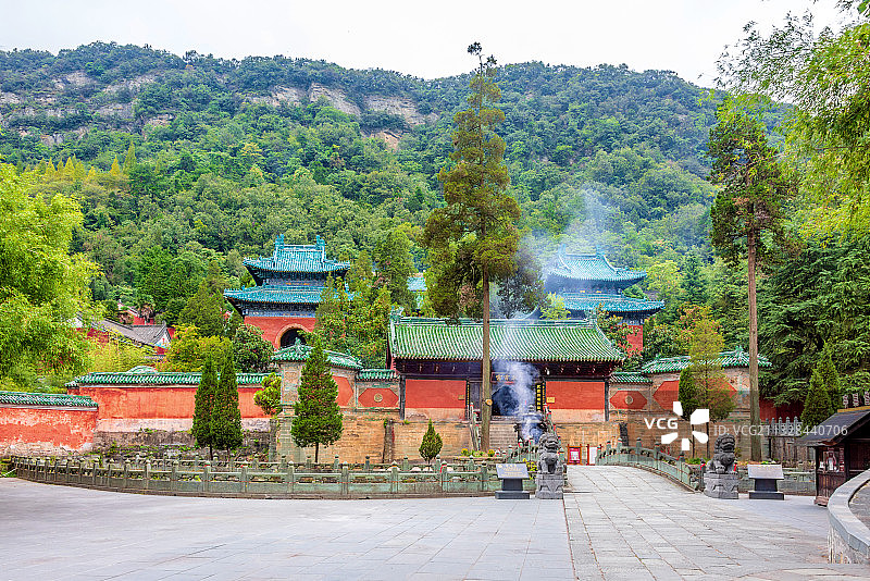 中国湖北十堰武当山紫霄宫图片素材