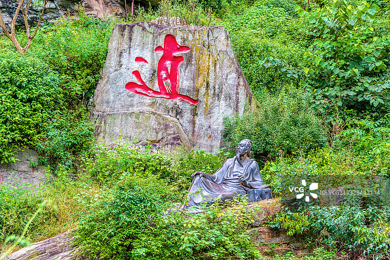 中国湖北十堰武当山逍遥谷图片素材