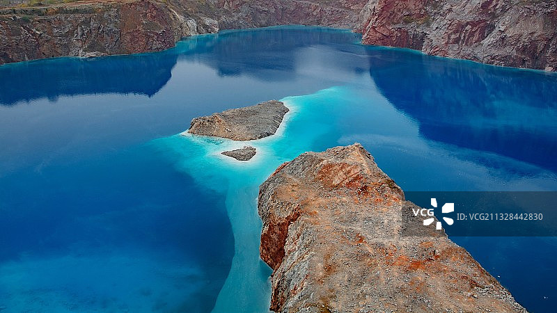 蓝色多瑙湖 芜湖图片素材