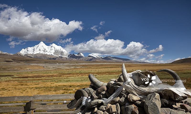 念青唐古拉图片素材