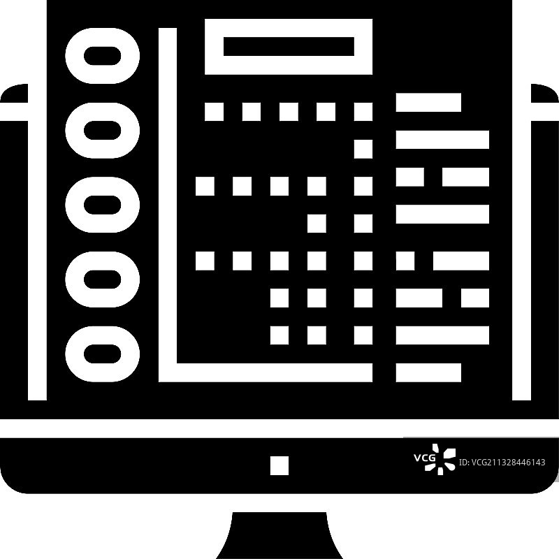 电子报告标志图标图片素材