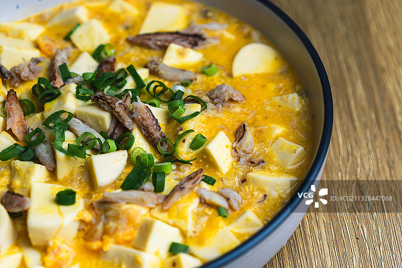 蟹黄豆腐图片素材