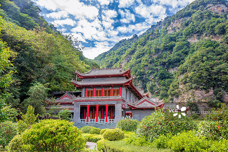 中国湖北十堰武当山索道站图片素材