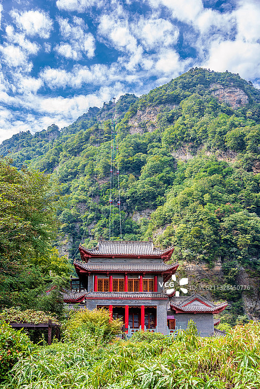 中国湖北十堰武当山索道站图片素材