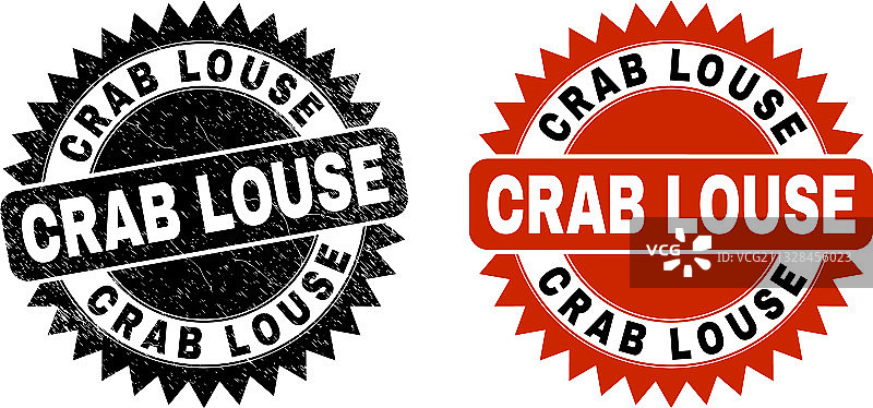 阴虱黑色花环橡胶水印图片素材